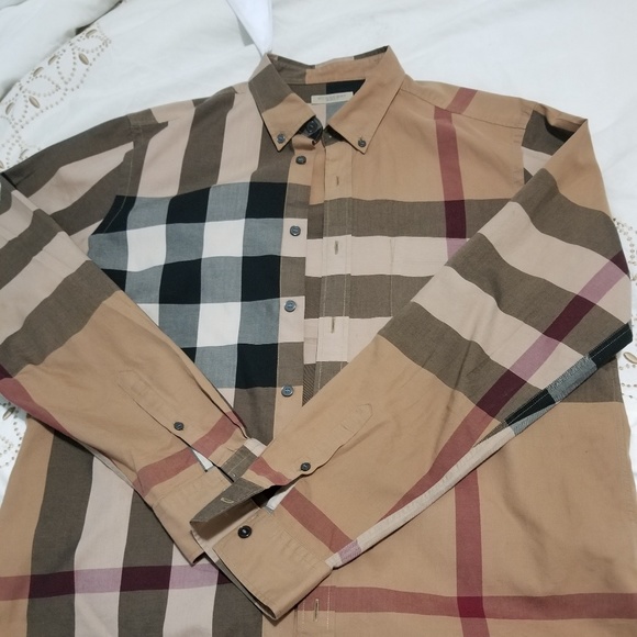 burberry button up